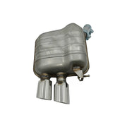 Complete Exhaust System with Twin Muffler Tips suitable for Audi Q5 8R (11.2008-2016) Chrome – product image 3