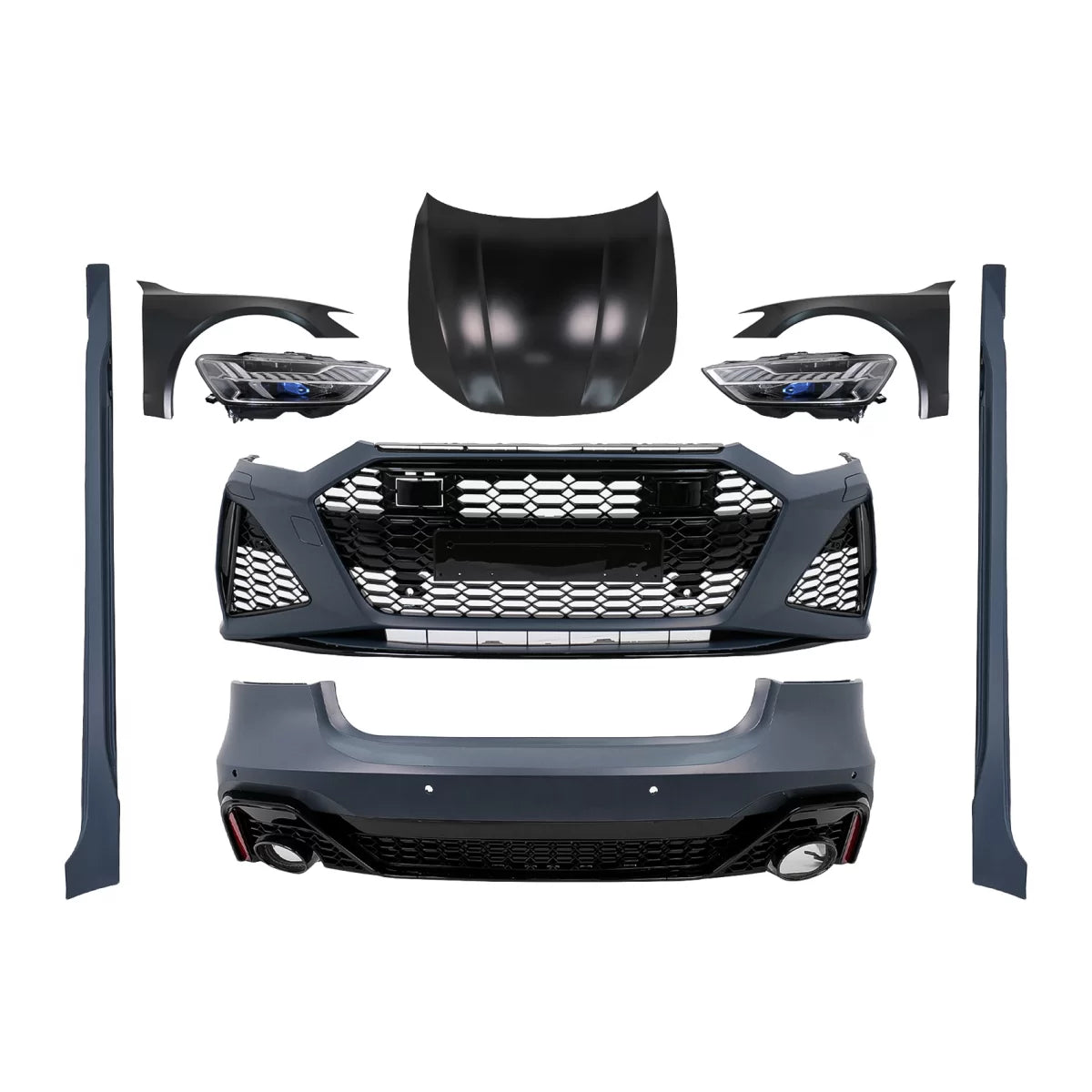 Complete Wide Body Kit suitable for Audi A7 4G (2010-2014) Conversion to 2020+ RS Design – product image 1