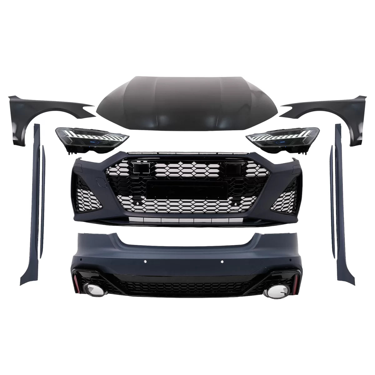 Complete Wide Body Kit suitable for Audi A7 4G Facelift (2015-2017) Conversion to 2020+ RS Design – product image 1