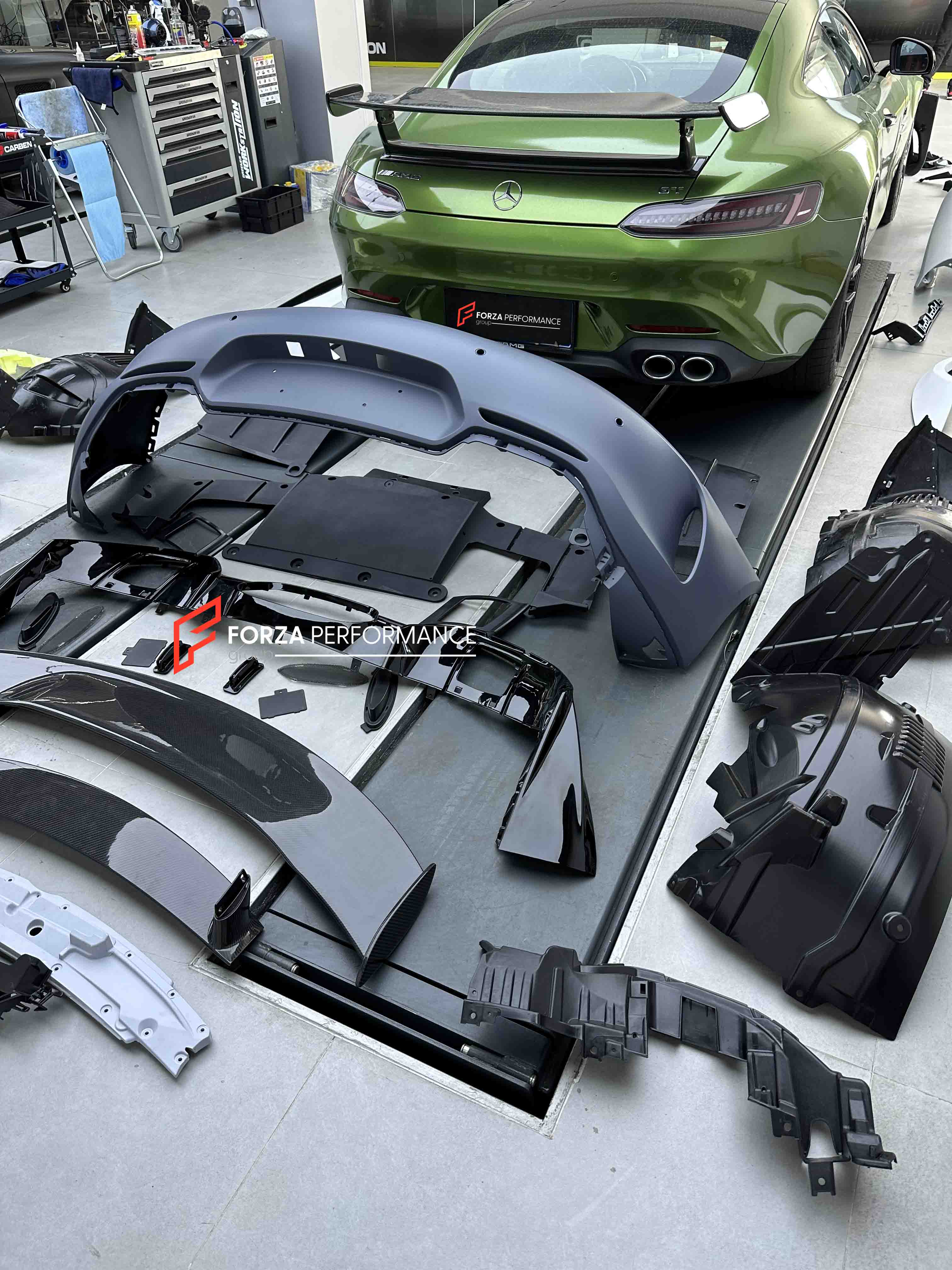 CONVERSION FOR MERCEDES BENZ AMG GT GTS C190 UPGRADE TO GTR 2015-2022