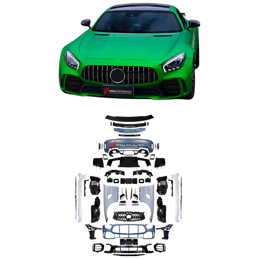 Buy Now CONVERSION for MERCEDES BENZ AMG GT GTC C190 UPGRADE to GTR 2015-2022 FACELIFT and upgrade car parts from SIR Tuning at the Best Price. Headlights, Tail lights, Bodykits, Navigations, Carbon body kit and more - Fast & Free Shipping within Europe, US & Worldwide.