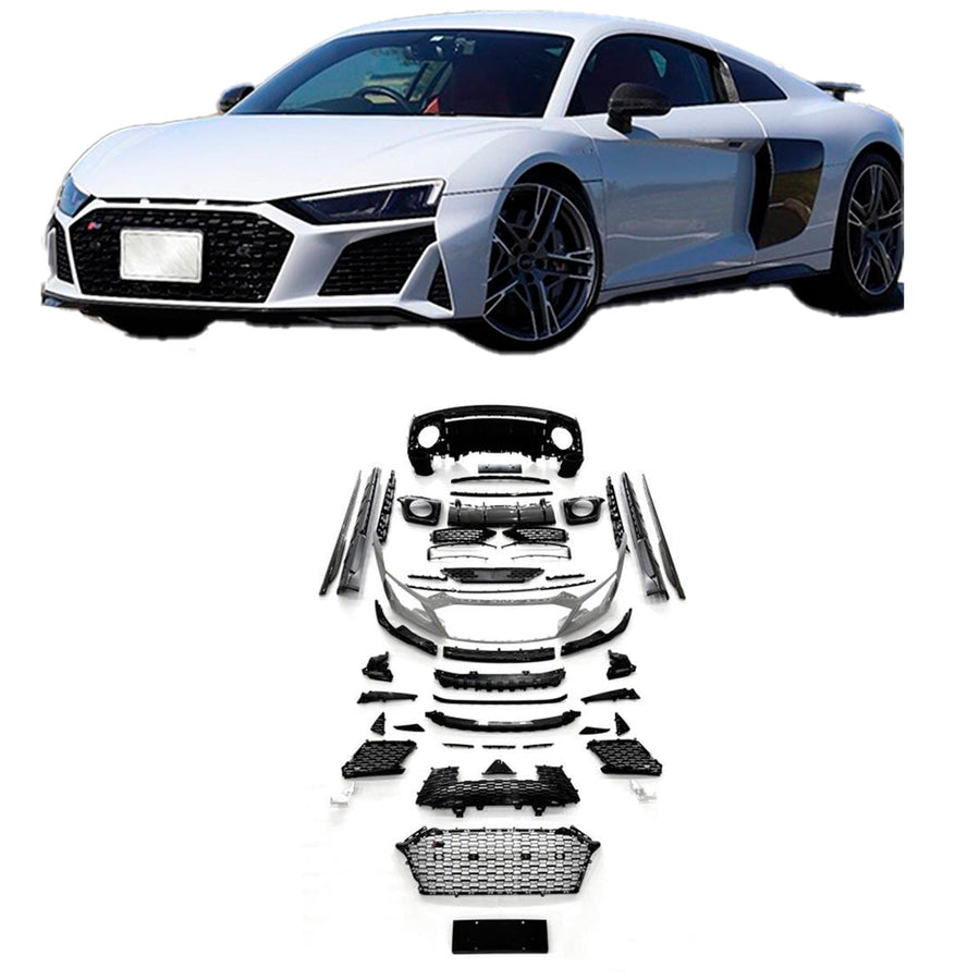 Buy Now CONVERSION BODY KIT FOR AUDI R8 4S 2015 - 2018 TO R8 4S 2019+ and upgrade car parts from SIR Tuning at the Best Price. Headlights, Tail lights, Bodykits, Navigations, body kit and more - Fast & Free Shipping within Europe, US & Worldwide.