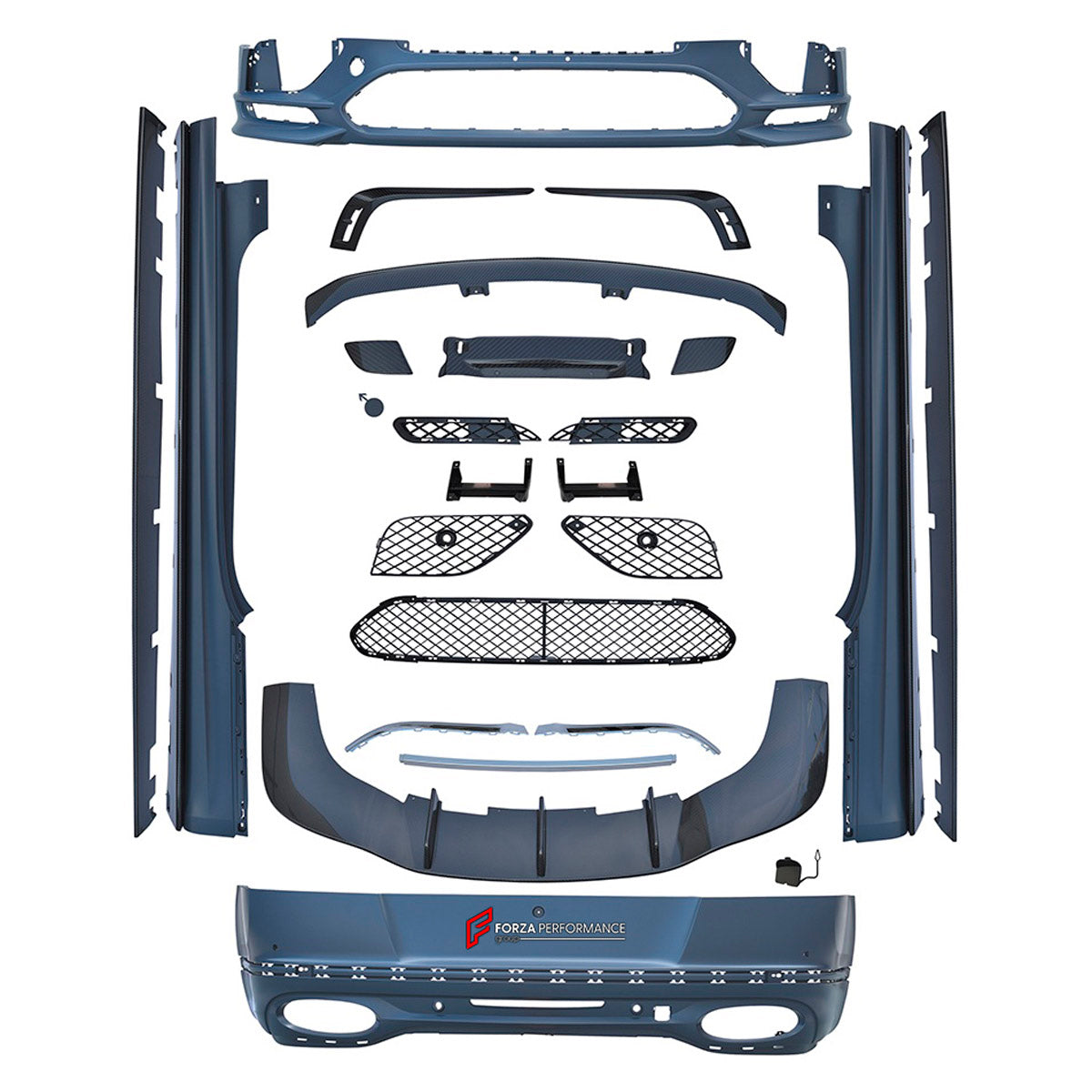 CONVERSION BODY KIT for BENTLEY CONTINENTAL GT 2016 - 2019 UPGRADE to CONTINENTAL GT SUPERSPORT 2016 - 2019