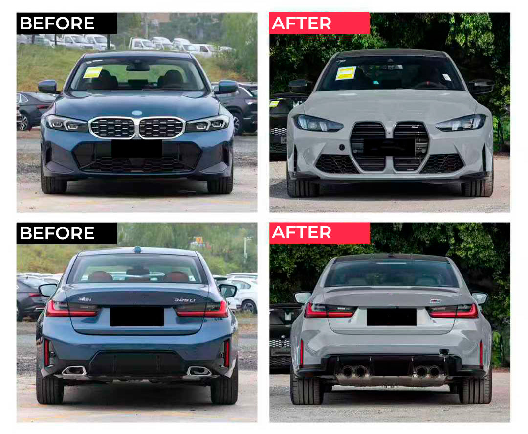 CONVERSION BODY KIT for BMW 3-SERIES G20 2024+ upgrade to M3 G80 LCI 2024+