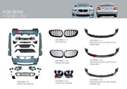 CONVERSION BODY KIT PARTS for BMW 5 SERIES E60 FACELIFT 2007 - 2010 UPGRADE to M5 E60 2004 - 2010 GRILLE FOG LAMP FRONT LIP