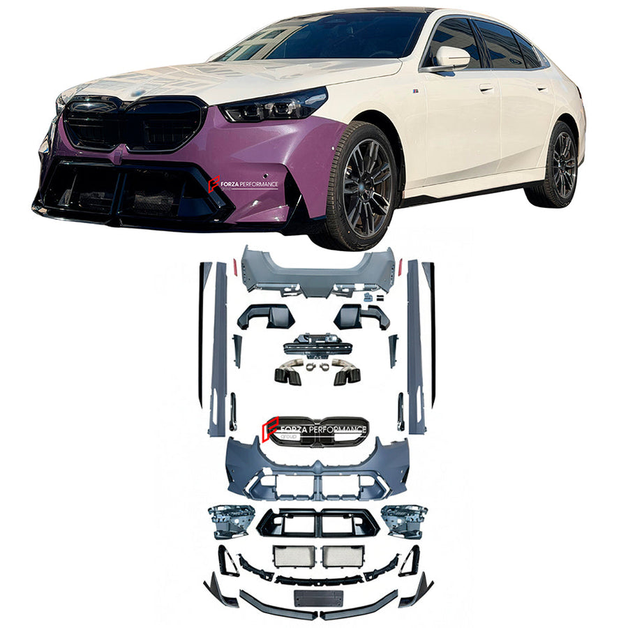 Buy Now CONVERSION BODY KIT for BMW 5 SERIES G60 G68 2024+ UPGRADE to M5 G90 2025+ FACELIFT and upgrade car parts from SIR Tuning at the Best Price. Headlights, Tail lights, Bodykits, Navigations, body kit and more - Fast & Free Shipping within Europe, US & Worldwide.