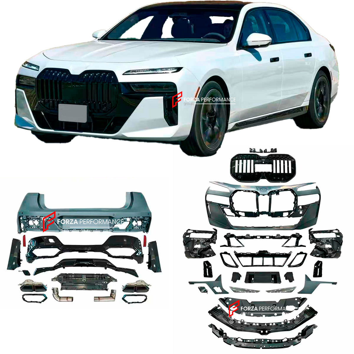 CONVERSION BODY KIT for BMW i7 7 SERIES G70 2022+ UPGRADE to BMW 7 SERIES G70 M760i 2024+