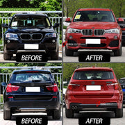 CONVERSION BODY KIT for BMW X3 F25 2010 - 2013 UPGRADE to X3 F25 LCI FACELIFT M SPORT 2014 - 2017