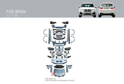 CONVERSION BODY KIT for BMW X3 F25 2010 - 2014 to X3M F97 LCI FACELIFT 2021 - 2024