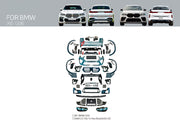 CONVERSION BODY KIT for BMW X6 G06 2019 - 2023 UPGRADE to BMW X6 M F96 LCI FACELIFT 2023+