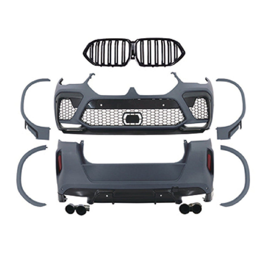 Buy Now CONVERSION BODY KIT for BMW X6 G06 2020 - 2023 UPGRADE to X6M F96 FACELIFT and upgrade car parts from SIR Tuning at the Best Price. Headlights, Tail lights, Bodykits, Navigations, body kit and more - Fast & Free Shipping within Europe, US & Worldwide.