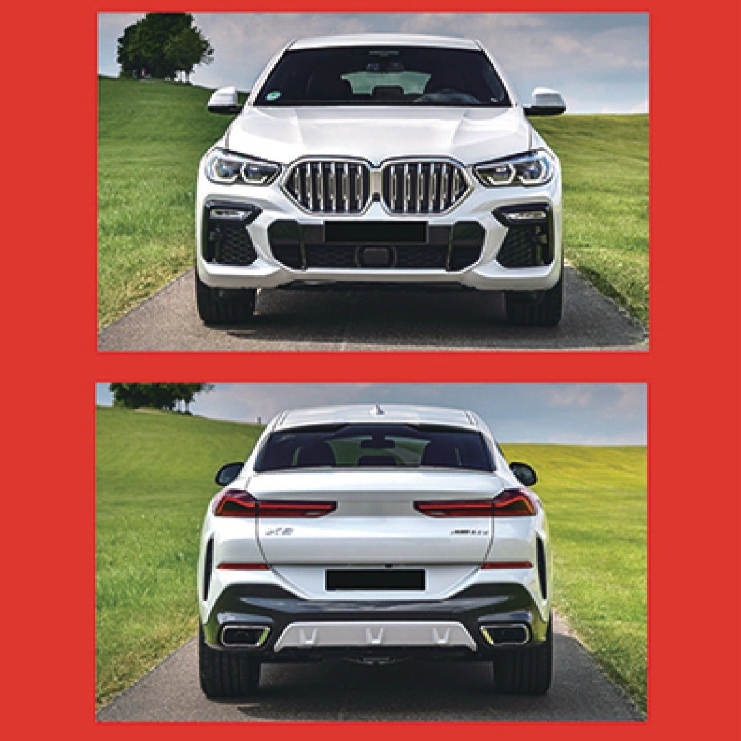CONVERSION BODY KIT for BMW X6 G06 2020 - 2023 UPGRADE to X6M F96 FACELIFT