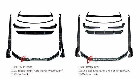 CONVERSION BODY KIT for BMW X7 G07 2018 - 2022 UPGRADE to X7 G07 LCI FACELIFT 2022+
