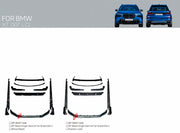 CONVERSION BODY KIT for BMW X7 G07 2018 - 2022 UPGRADE to X7 G07 LCI FACELIFT 2022+