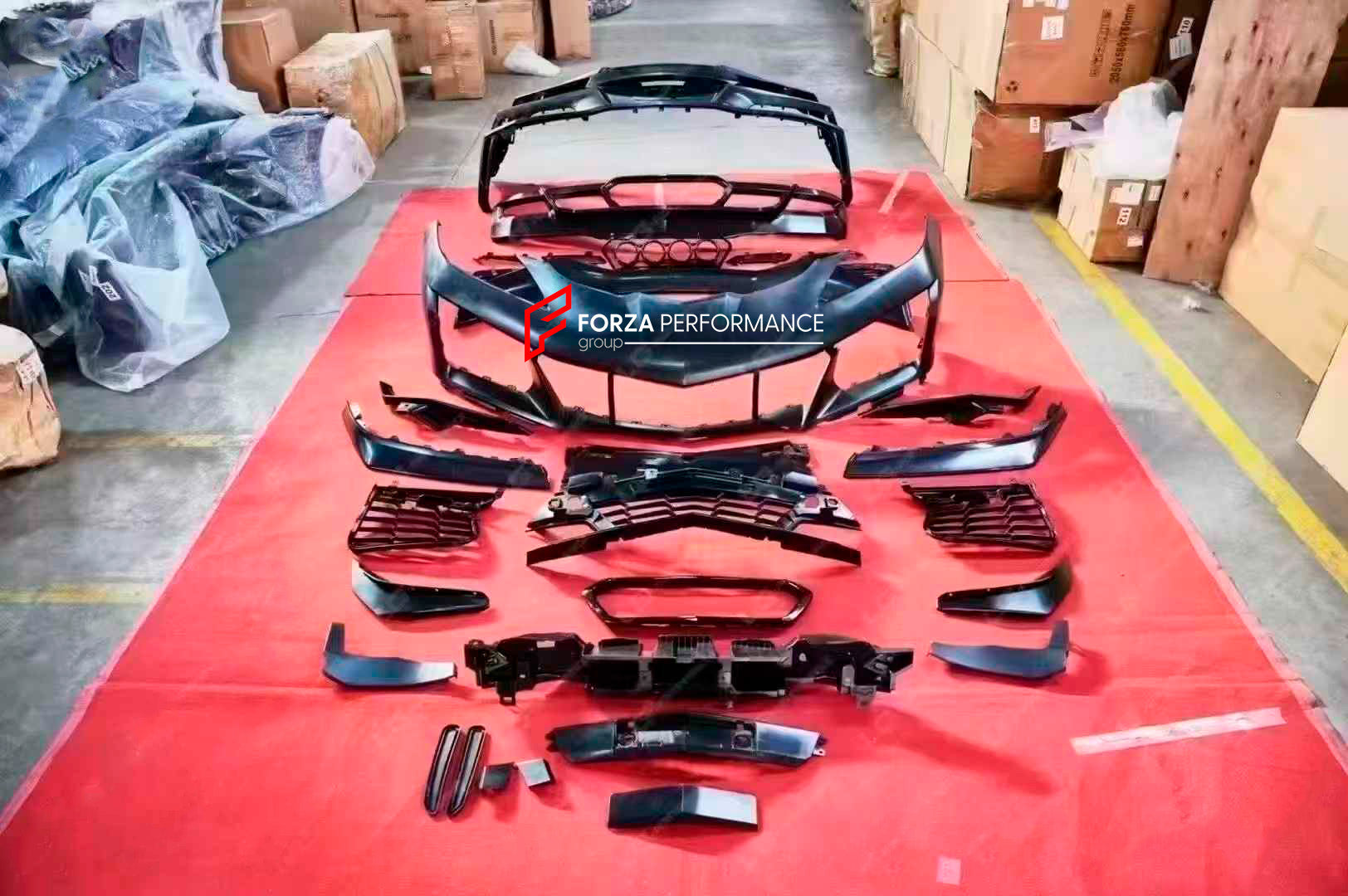 CONVERSION BODY KIT for CHEVROLET CORVETTE C8 STINGRAY 2020+ UPGRADE to Z06 FACELIFT