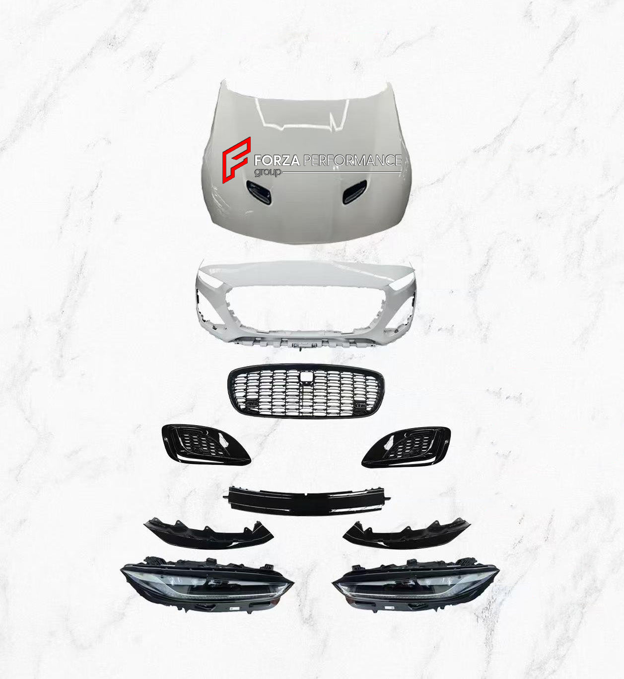 CONVERSION BODY KIT for JAGUAR F TYPE X152 2013 - 2019 UPGRADE to 2ND FACELIFT 2020+