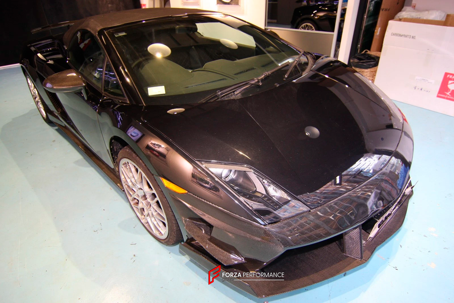 Buy Now CONVERSION BODY KIT for LAMBORGHINI GALLARDO FACELIFT 2009 - 2014 UPGRADE to SUPERTROFEO and upgrade car parts from SIR Tuning at the Best Price. Headlights, Tail lights, Bodykits, Navigations, body kit and more - Fast & Free Shipping within Europe, US & Worldwide.