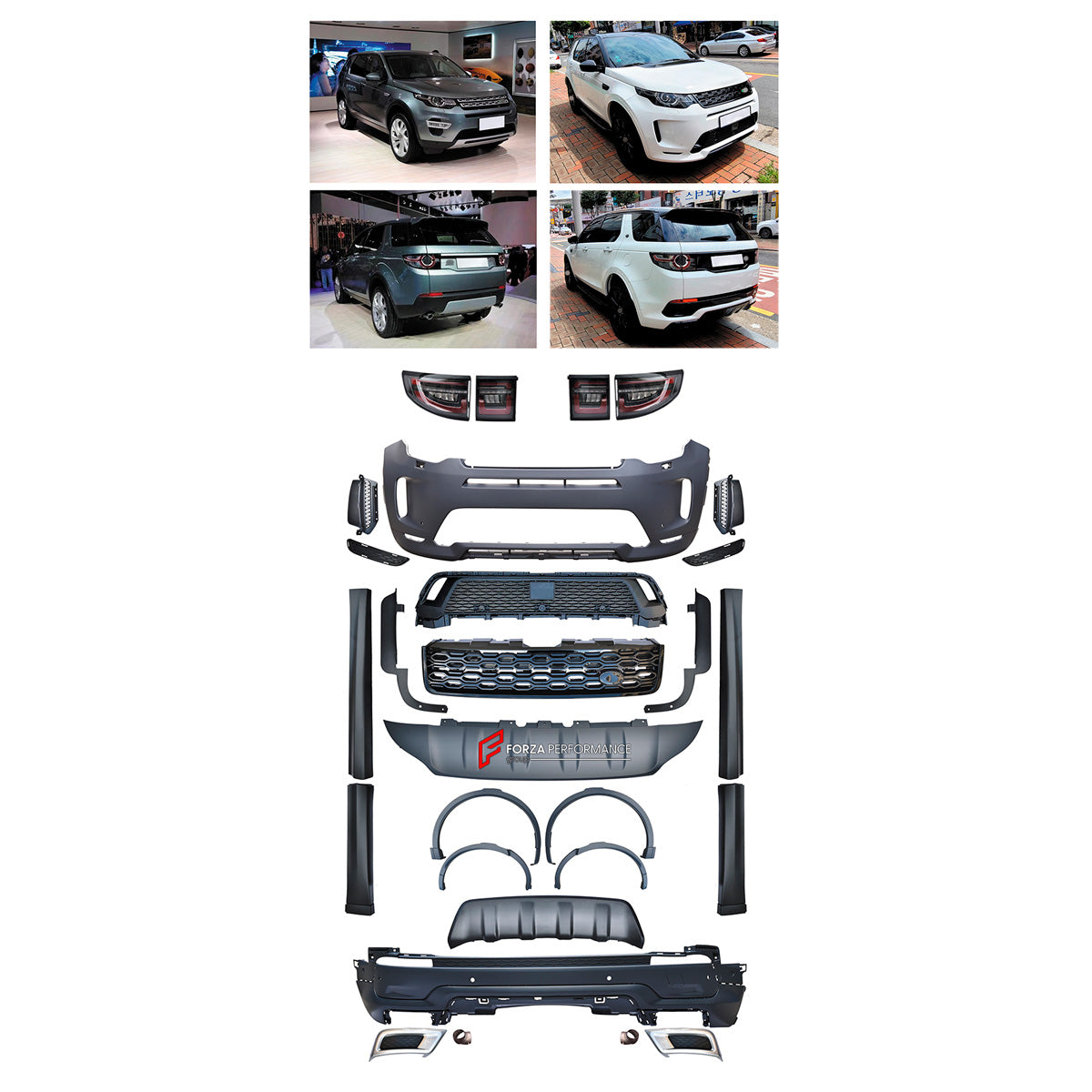 CONVERSION BODY KIT for LAND ROVER DISCOVERY SPORT 2013 - 2019 UPGRADE to DISCOVERY SPORT 2020+