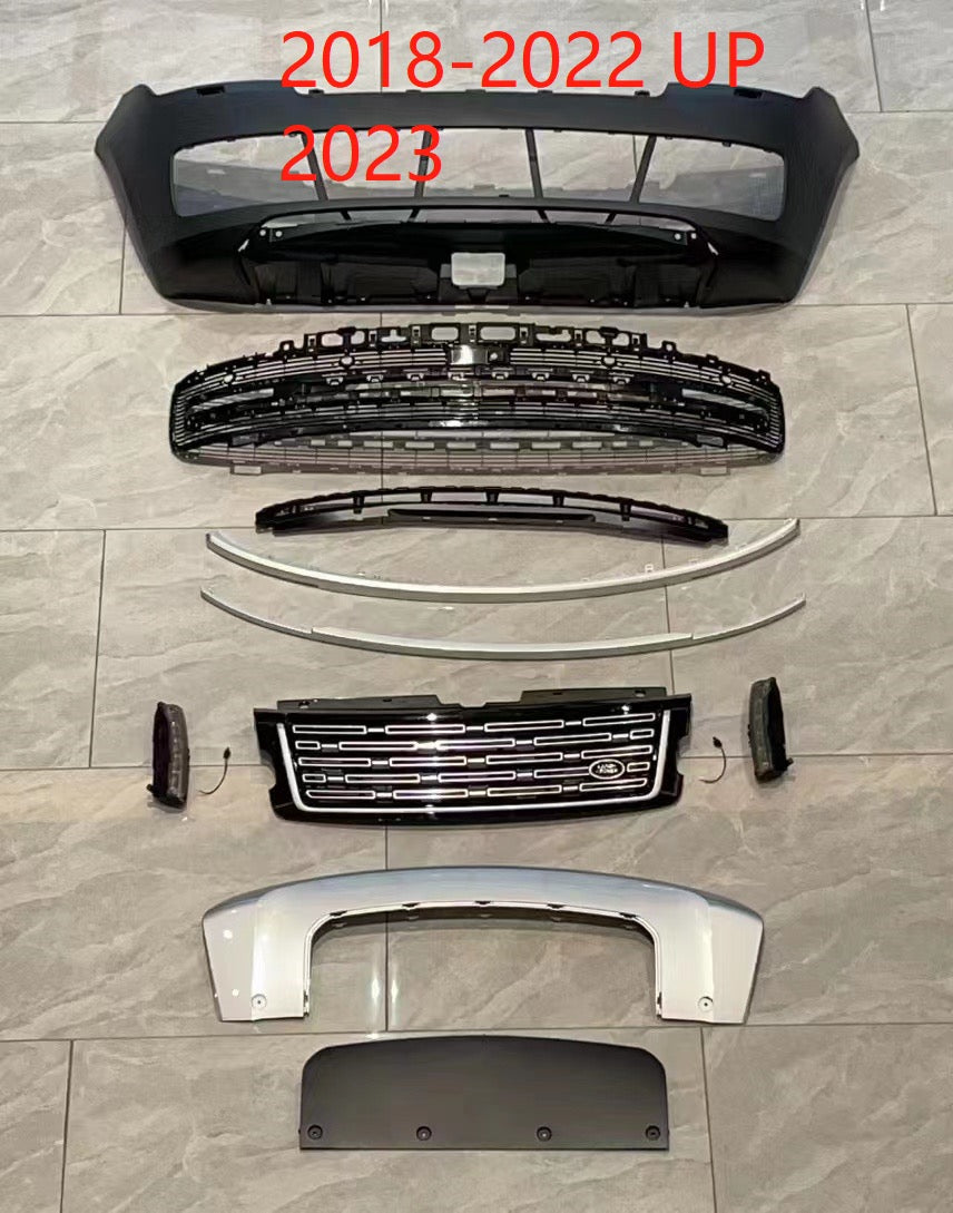 Buy Now CONVERSION FACELIFT BODY KIT FOR LAND ROVER RANGE ROVER L405 2018 - 2022 TO RANGE ROVER L460 2023+ and upgrade car parts from SIR Tuning at the Best Price. Headlights, Tail lights, Bodykits, Navigations, body kit and more - Fast & Free Shipping within Europe, US & Worldwide.