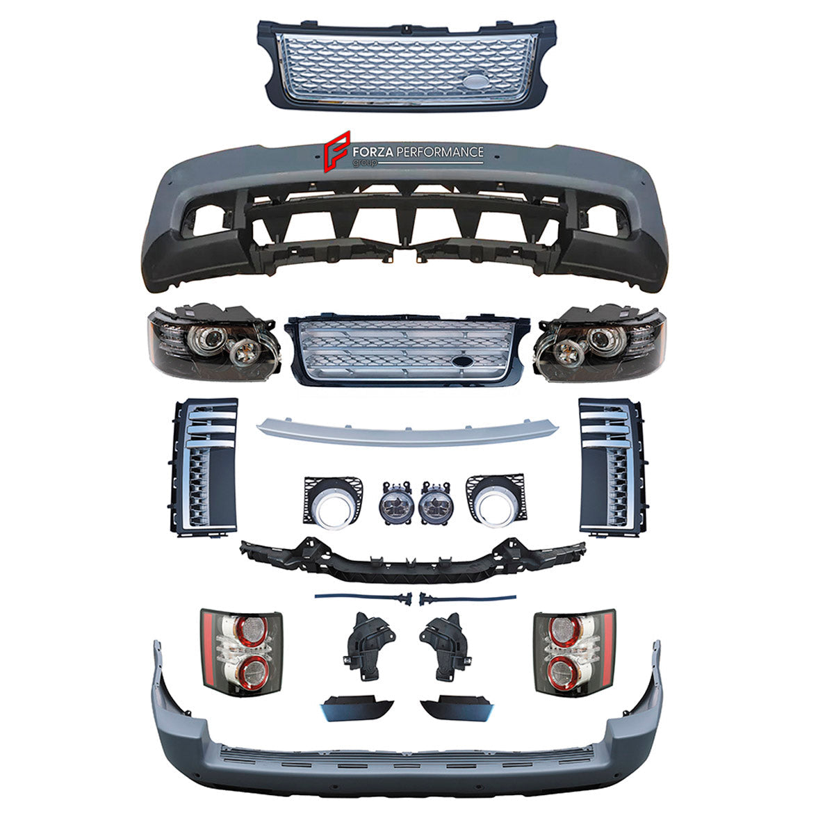 CONVERSION BODY KIT for LAND ROVER RANGE ROVER VOGUE 2005 - 2009 UPGRADE to VOGUE 2010 - 2012