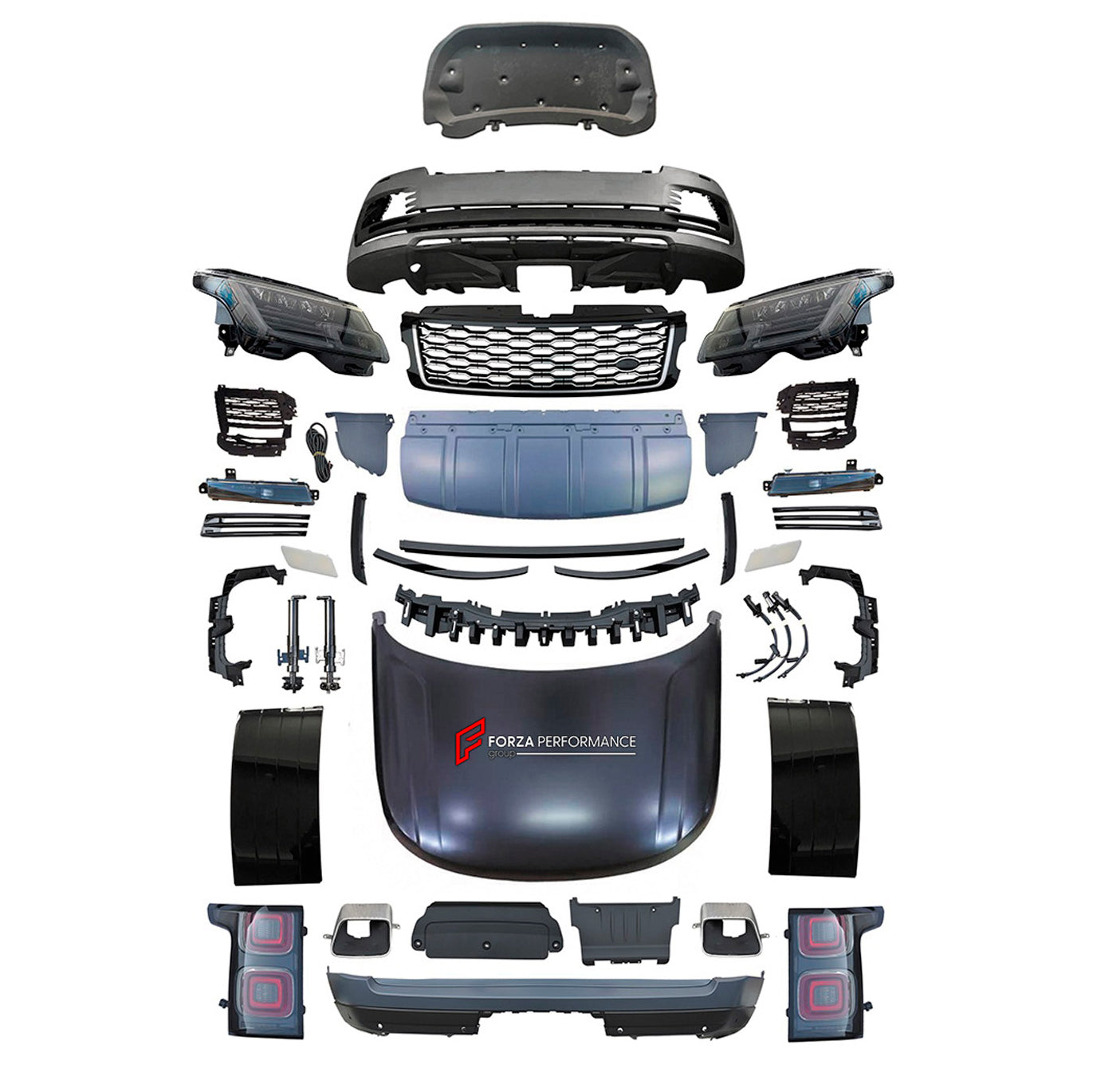 CONVERSION BODY KIT for LAND ROVER RANGE ROVER VOGUE 2013 - 2017 UPGRADE to VOGUE 2022+