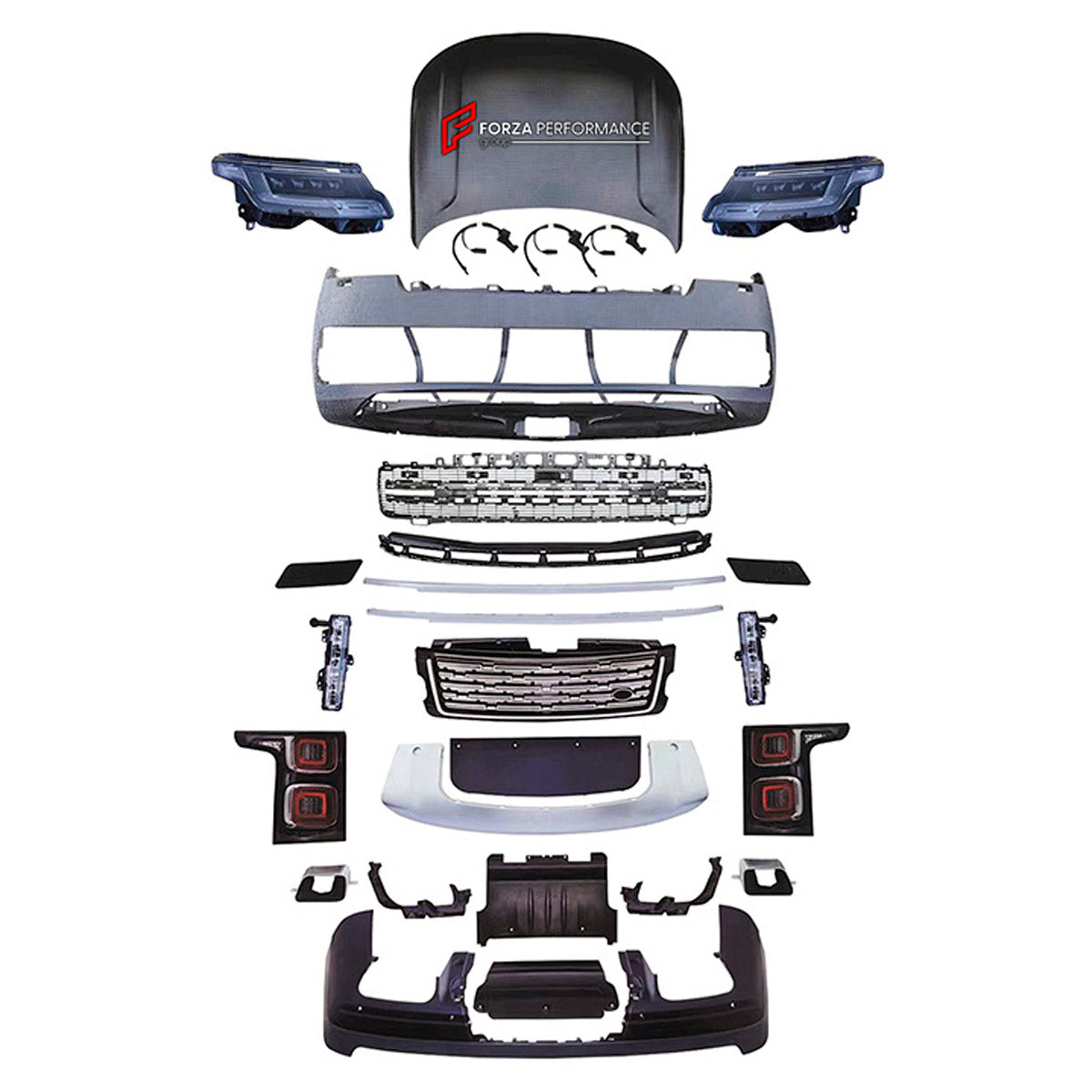 CONVERSION BODY KIT for LAND ROVER RANGE ROVER VOGUE 2013 - 2017 UPGRADE to VOGUE 2023+