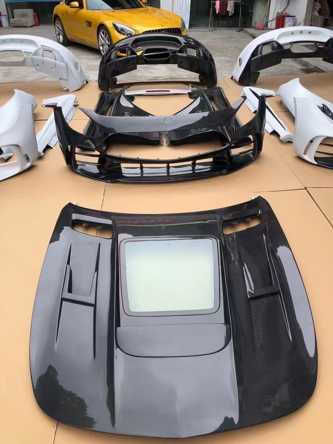 CONVERSION MERCEDES BENZ AMG GT GTR BODY KIT for MERCEDES BENZ AMG GT GTC GTS C190 2015 - 2020