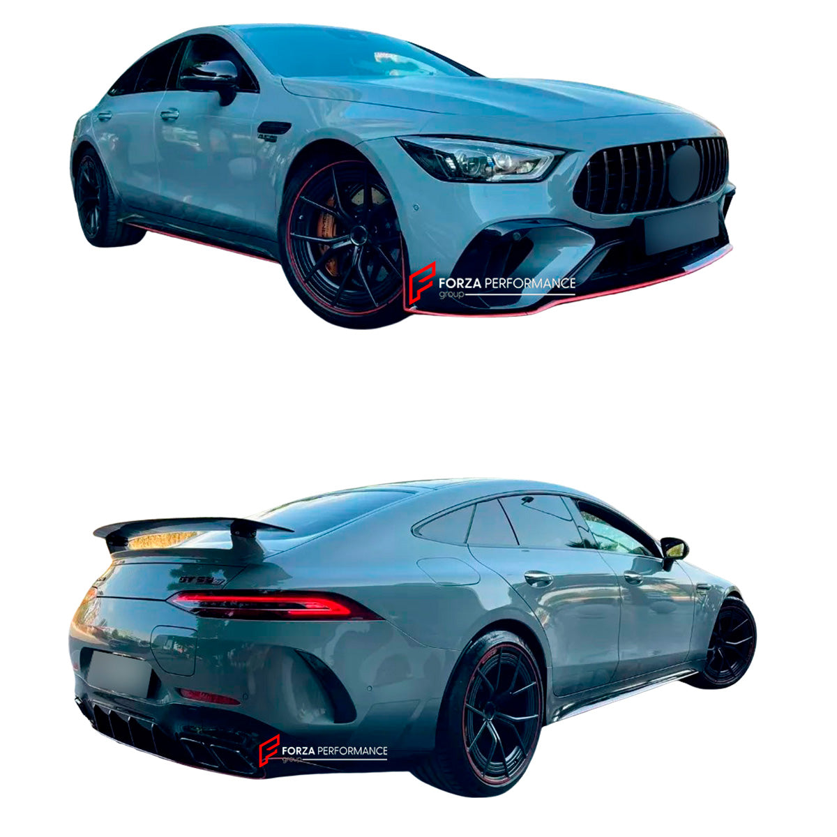 CONVERSION BODY KIT for MERCEDES BENZ AMG GT4 X290 GT43 GT50 GT53 GT63S 2018+ UPGRADE to GT 63 SE PERFORMANCE F1 FACELIFT