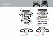CONVERSION BODY KIT for MERCEDES BENZ G CLASS G450 D G350 G500 G550 G580 EQ W464 2018 - 2024 UPGRADE to AMG G63 W465 2024+