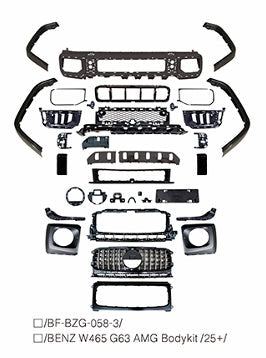 CONVERSION BODY KIT for MERCEDES BENZ G CLASS G450 D G350 G500 G550 G580 EQ W464 2018 - 2024 UPGRADE to AMG G63 W465 2024+