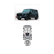 CONVERSION BODY KIT for MERCEDES-BENZ G-CLASS W463 2008 - 2018 UPGRADE to G-CLASS W465 G63 2025+