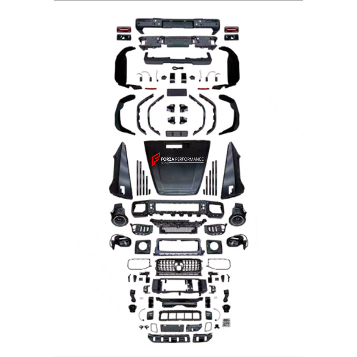 CONVERSION BODY KIT for MERCEDES-BENZ G-CLASS W463 2008 - 2018 UPGRADE to G-CLASS W465 G63 2025+