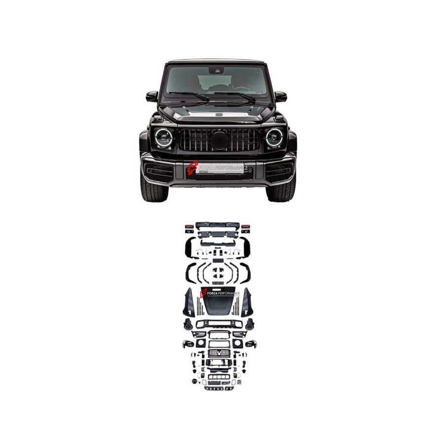 Buy Now CONVERSION BODY KIT for MERCEDES-BENZ G-CLASS W463 2008 - 2018 UPGRADE to G-CLASS W463A W464 G63 2019 - 2024 and upgrade car parts from SIR Tuning at the Best Price. Headlights, Tail lights, Bodykits, Navigations, Body Kit and more - Fast & Free Shipping within Europe, US & Worldwide.
