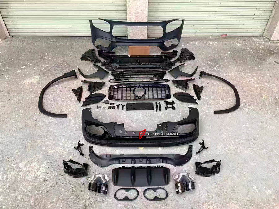 Buy Now CONVERSION BODY KIT for MERCEDES-BENZ GLB-CLASS X247 2019 - 2023 to GLB35 AMG and upgrade car parts from SIR Tuning at the Best Price. Headlights, Tail lights, Bodykits, Navigations, body kit and more - Fast & Free Shipping within Europe, US & Worldwide.