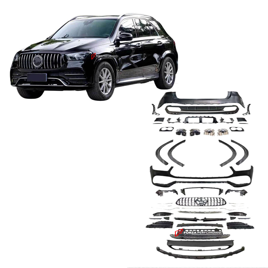 Buy Now CONVERSION BODY KIT for MERCEDES-BENZ GLE 2020-2023 UPGRADE to GLE 53 AMG FACELIFT and upgrade car parts from SIR Tuning at the Best Price. Headlights, Tail lights, Bodykits, Navigations, body kit and more - Fast & Free Shipping within Europe, US & Worldwide.