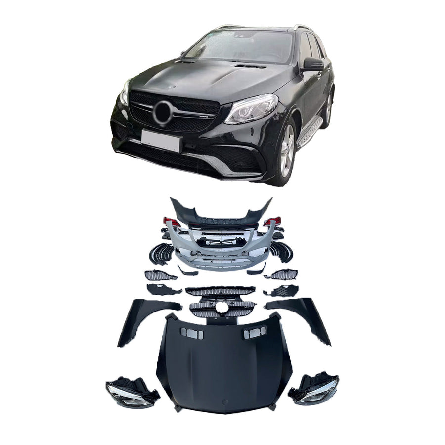 Buy Now CONVERSION UPGRADE BODY KIT for MERCEDES BENZ ML W166 2012 - 2015 upgrade to GLE63 W166 and upgrade car parts from SIR Tuning at the Best Price. Headlights, Tail lights, Bodykits, Navigations, body kit and more - Fast & Free Shipping within Europe, US & Worldwide.