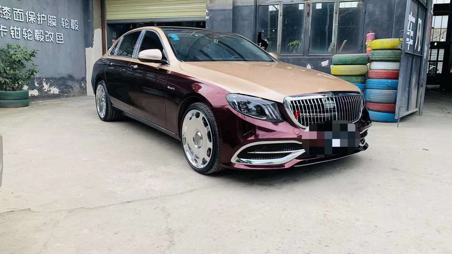Buy Now CONVERSION BODY KIT FOR MERCEDES-BENZ E-CLASS W213 UPGRADE TO MAYBACH STYLE and upgrade car parts from SIR Tuning at the Best Price. Headlights, Tail lights, Bodykits, Navigations, body kit and more - Fast & Free Shipping within Europe, US & Worldwide.
