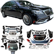 CONVERSION BODY KIT for MERCEDES BENZ W221 2006-2013 UPGRADE to W222 2017-2020 MAYBACH STYLE