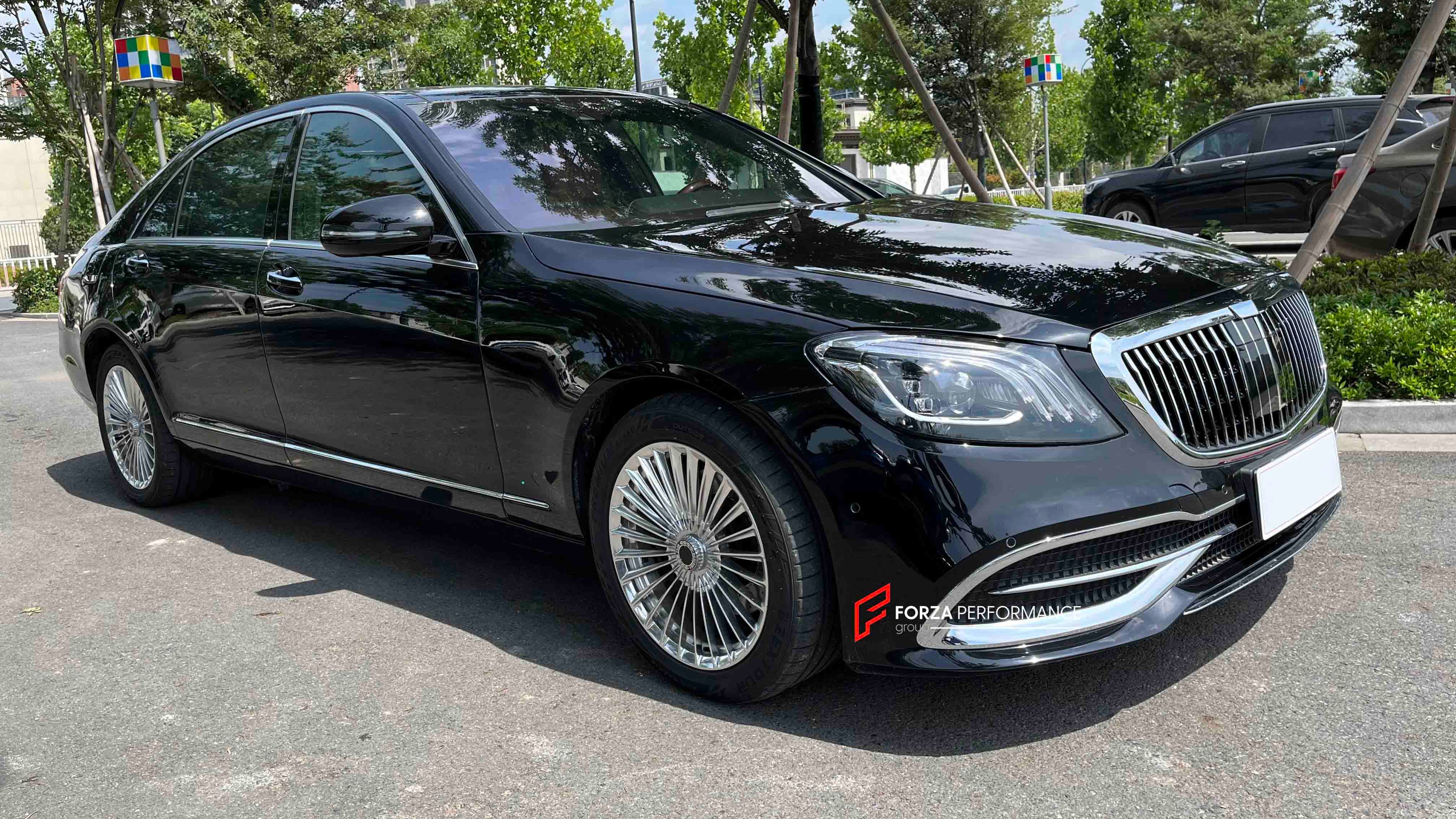 CONVERSION BODY KIT FOR MERCEDES BENZ W221 2006-2013 UPGRADE TO W222 2017-2020 MAYBACH STYLE