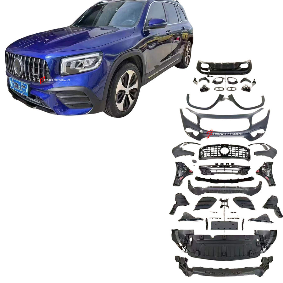 Buy Now CONVERSION BODY KIT for MERCEDES-BENZ X247 GLB 35 UPGRADE TO GLB 35 AMG and upgrade car parts from SIR Tuning at the Best Price. Headlights, Tail lights, Bodykits, Navigations, glb and more - Fast & Free Shipping within Europe, US & Worldwide.