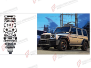 CONVERSION BODY KIT for MERCEDES-BENZ G-CLASS W464 G63 2019 - 2024 UPGRADE to G-CLASS W465 2025+