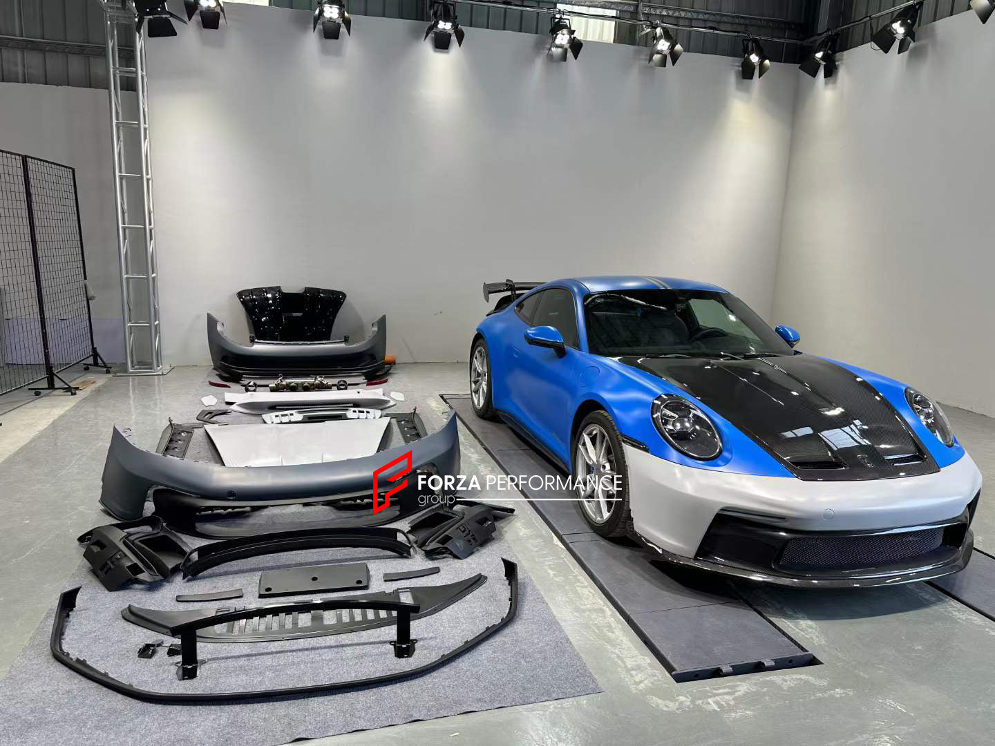 CONVERSION UPGRADE BODY KIT for PORSCHE 911 992.1 CARRERA S 2019 - 2025 upgrade to GT3