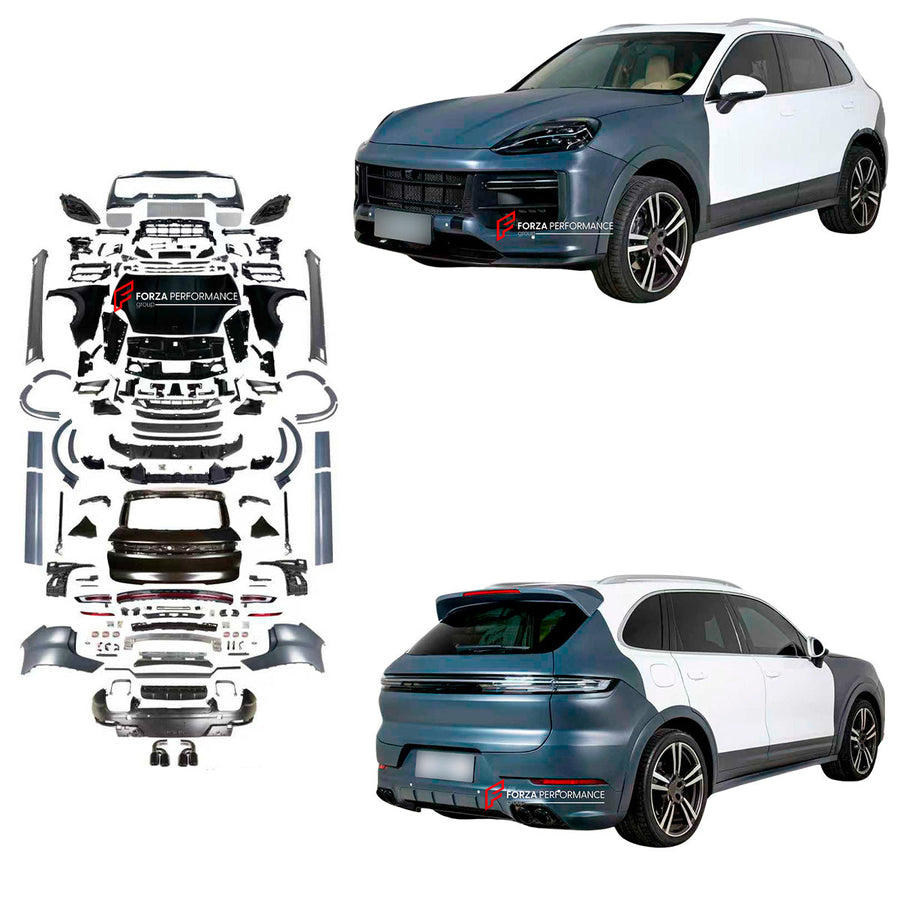 Buy Now CONVERSION BODY KIT for PORSCHE CAYENNE 958.1 958.2 2011 - 2018 UPGRADE to 9Y0.2 2024+ FACELIFT and upgrade car parts from SIR Tuning at the Best Price. Headlights, Tail lights, Bodykits, Navigations, body kit and more - Fast & Free Shipping within Europe, US & Worldwide.