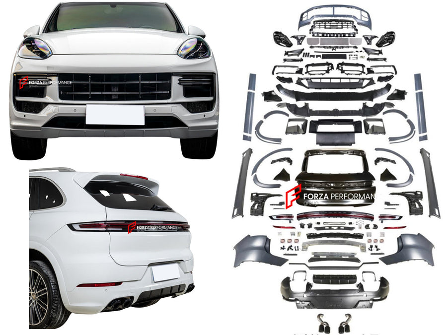 Buy Now CONVERSION BODY KIT for PORSCHE CAYENNE 958.2 2015 - 2018 to 9Y0.2 GTS SD 2023+ and upgrade car parts from SIR Tuning at the Best Price. Headlights, Tail lights, Bodykits, Navigations, body kit and more - Fast & Free Shipping within Europe, US & Worldwide.