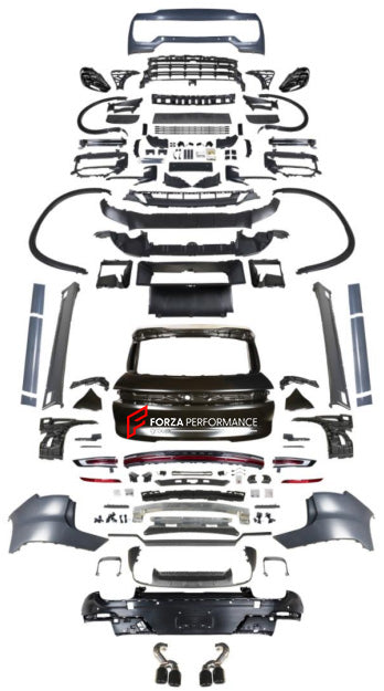 CONVERSION BODY KIT for PORSCHE CAYENNE 958.2 2015 - 2018 to 9Y0.2 TURBO 2023+