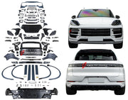 CONVERSION BODY KIT for PORSCHE CAYENNE 9Y0.1 2018 - 2023 UPGRADE to 9Y0.2 2024+ TURBO STYLE