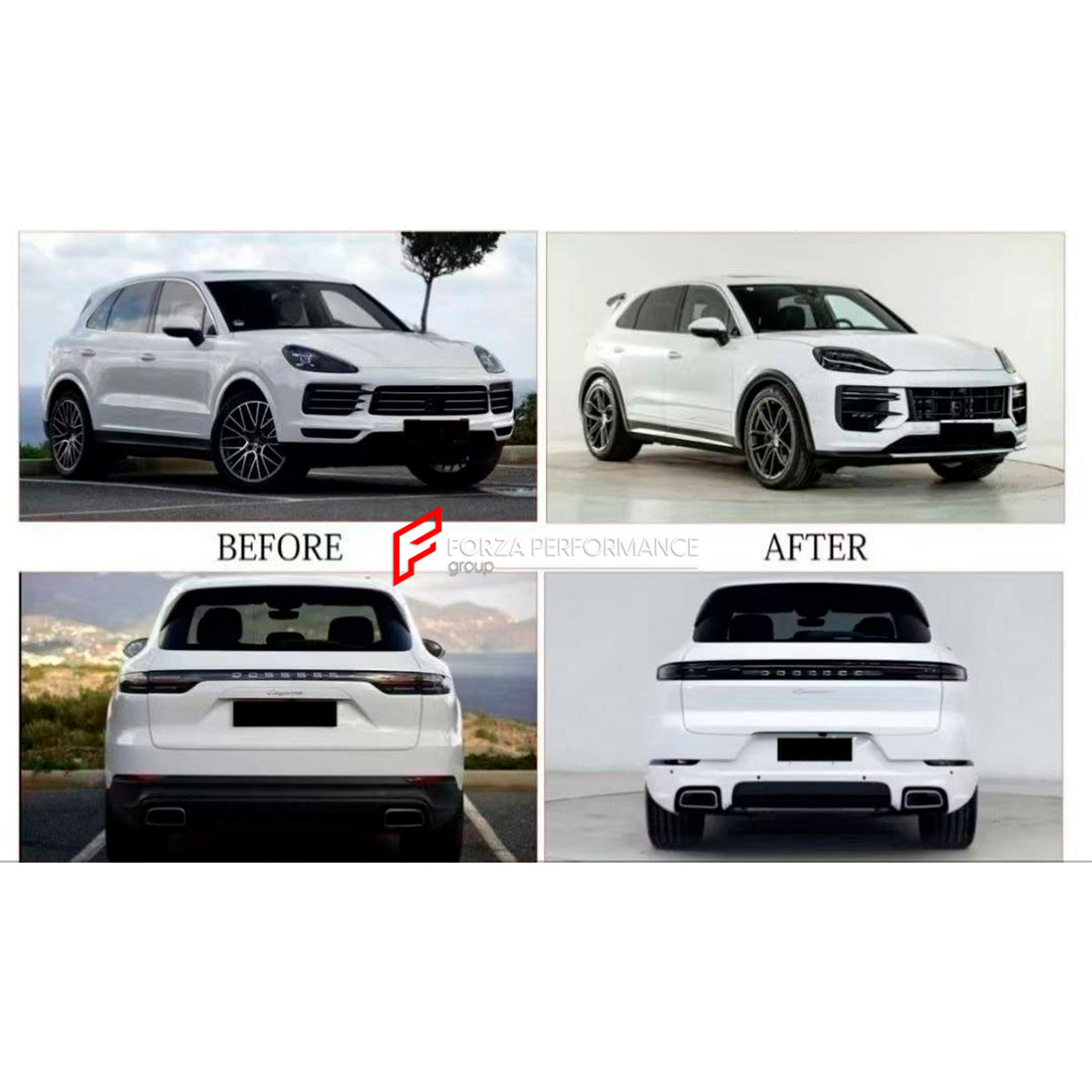 CONVERSION BODY KIT for PORSCHE CAYENNE E3 9Y0.1 2018 - 2023 UPGRADE to PORSCHE CAYENNE E3 9Y0.2 GT 2024+