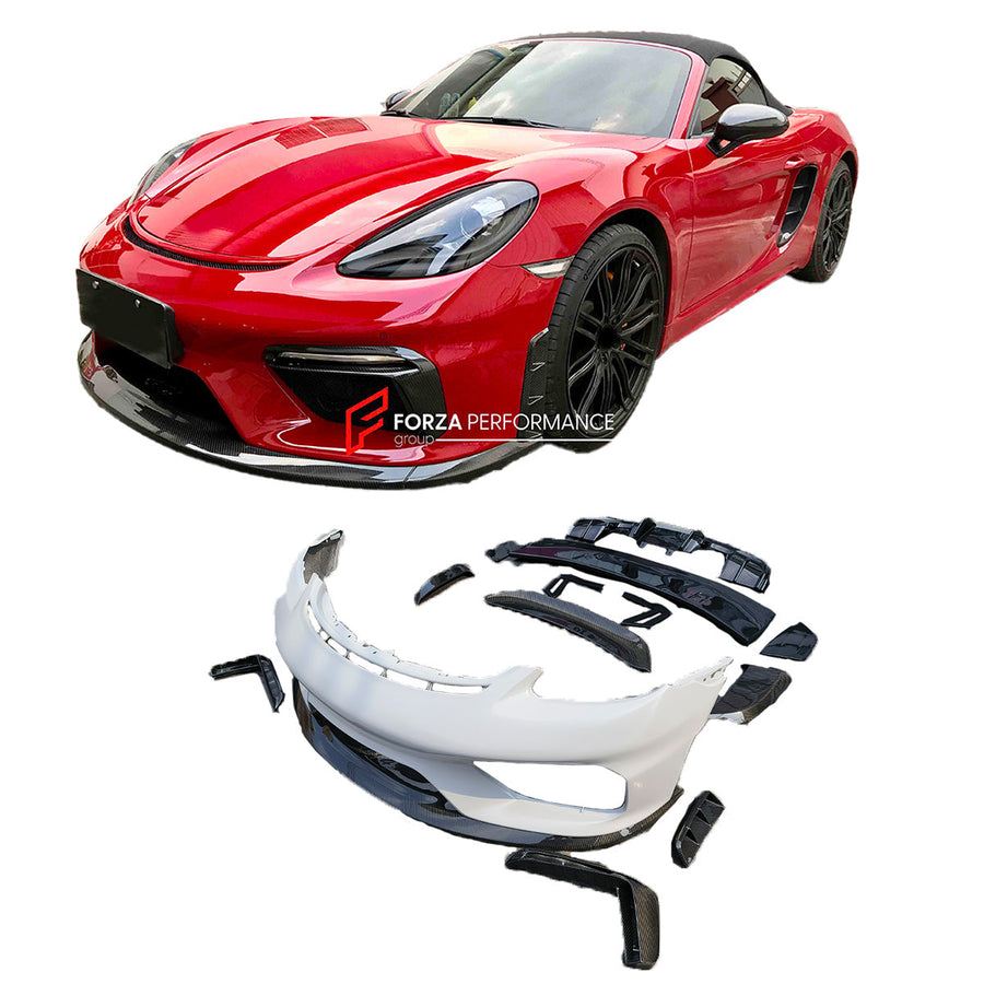 Buy Now CONVERSION UPGRADE CARBON BODY KIT for PORSCHE CAYMAN 718 982 2016+ upgrade to GT4 and upgrade car parts from SIR Tuning at the Best Price. Headlights, Tail lights, Bodykits, Navigations, body kit and more - Fast & Free Shipping within Europe, US & Worldwide.