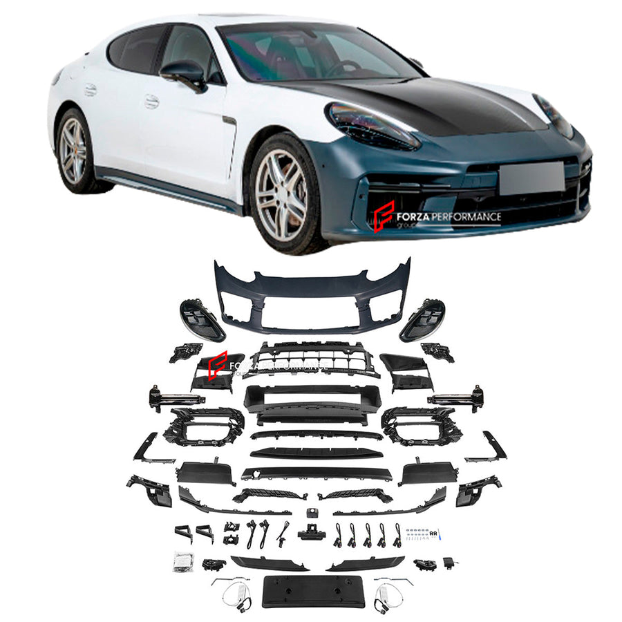 Buy Now CONVERSION BODY KIT for PORSCHE PANAMERA 970 2009 - 2016 UPGRADE to 972 976 TURBO 2024+ and upgrade car parts from SIR Tuning at the Best Price. Headlights, Tail lights, Bodykits, Navigations, Carbon body kit and more - Fast & Free Shipping within Europe, US & Worldwide.
