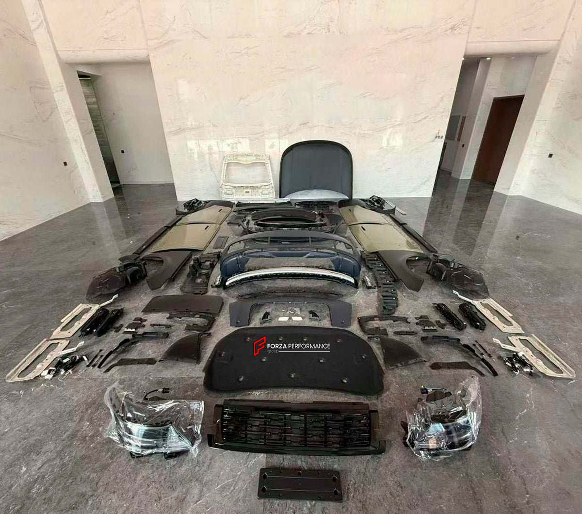 CONVERSION BODY KIT for LAND ROVER RANGE ROVER VOGUE L405 2012 - 2017 UPGRADE to VOGUE L460 2021+
